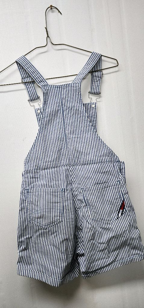 타미힐피거 키즈 스트라이프 멜빵바지 판매합니다 이미지