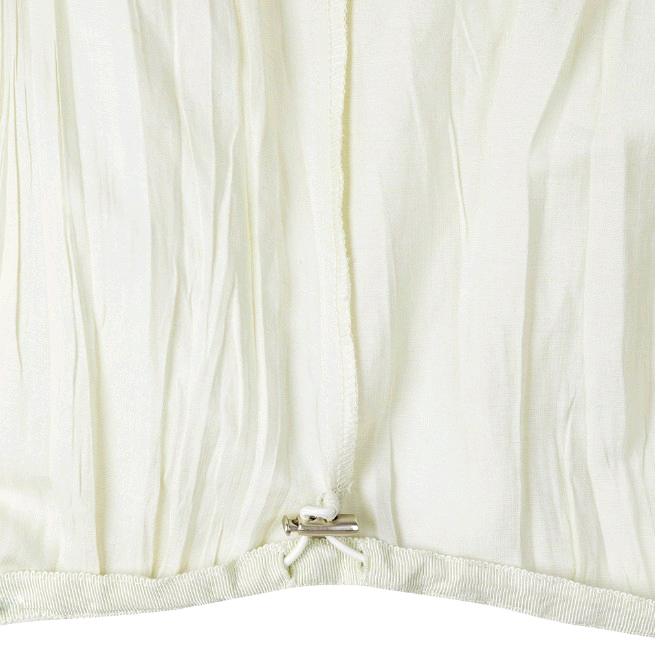 zooc(주크) 드로우 스트링 레이스 프릴 블라우스 이미지