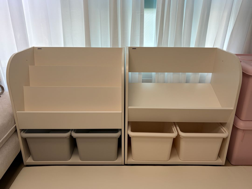 일룸 에디키즈 전면책장 수납함 이미지