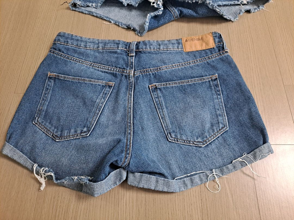 리바이스 501 청반바지 27,H&M 반바지 일괄 이미지