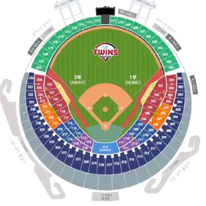 4/11(토) LG트윈스 vs SSG랜더스 3루 네이비 2연석 야구티켓 이미지