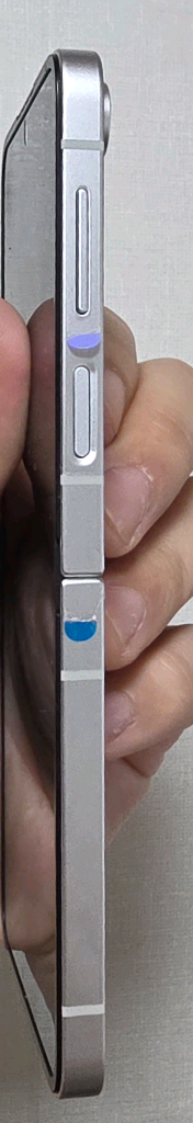 갤럭시 z 플립6 화이트 256GB 내부액정 교체품 이미지