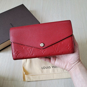 [100%/정품] 루이비통 사라 월릿 모노그램 앙프렝뜨, 루이비통지갑,루이비통장지갑 이미지