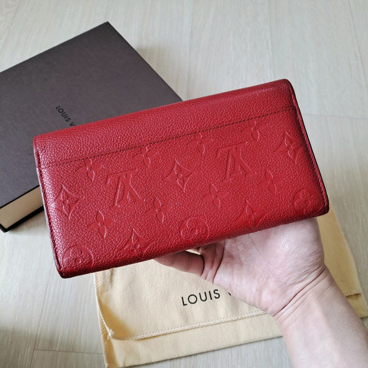 [100%/정품] 루이비통 사라 월릿 모노그램 앙프렝뜨, 루이비통지갑,루이비통장지갑 이미지