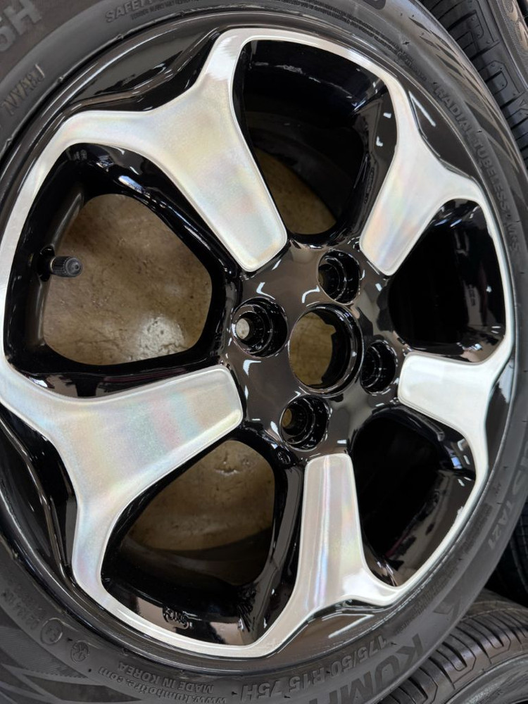 레이 15인치 순정휠타이어 팝니다 이미지