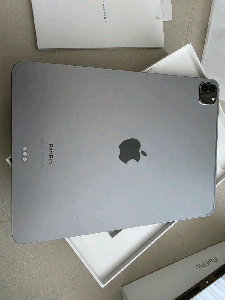 아이패드 11 프로 4세대 128gb 팬슬2포함 wifi 배터리성능103% 팝니다 이미지