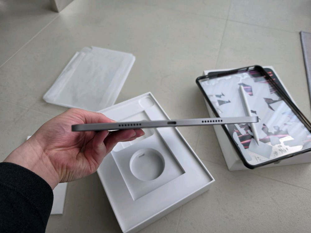 아이패드 11 프로 4세대 128gb 팬슬2포함 wifi 배터리성능103% 팝니다 이미지