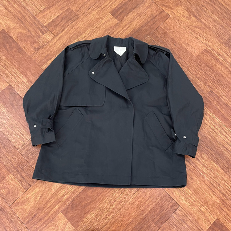 여성 아르켓 오버핏 숏 트렌치 코트 이미지