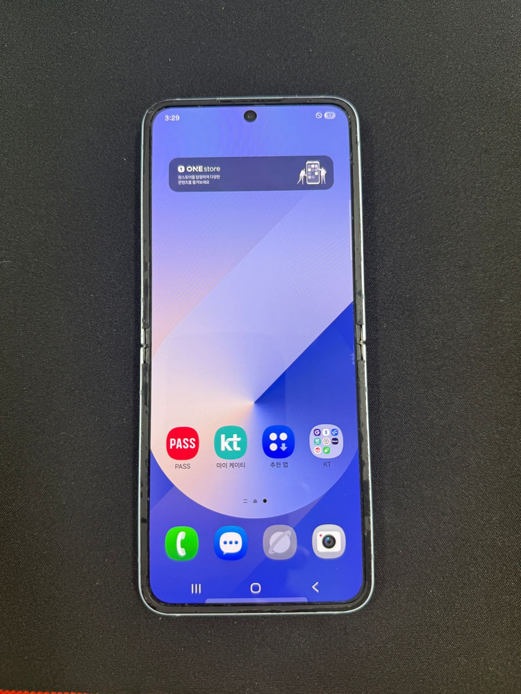 [특가한정판매] 갤럭시Z플립6 블루컬러 256GB 인기매물 중고폰 이미지