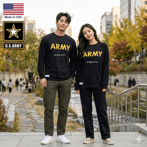 미군 지급용 오리지날 APFU ARMY 신형 긴팔 티 이미지