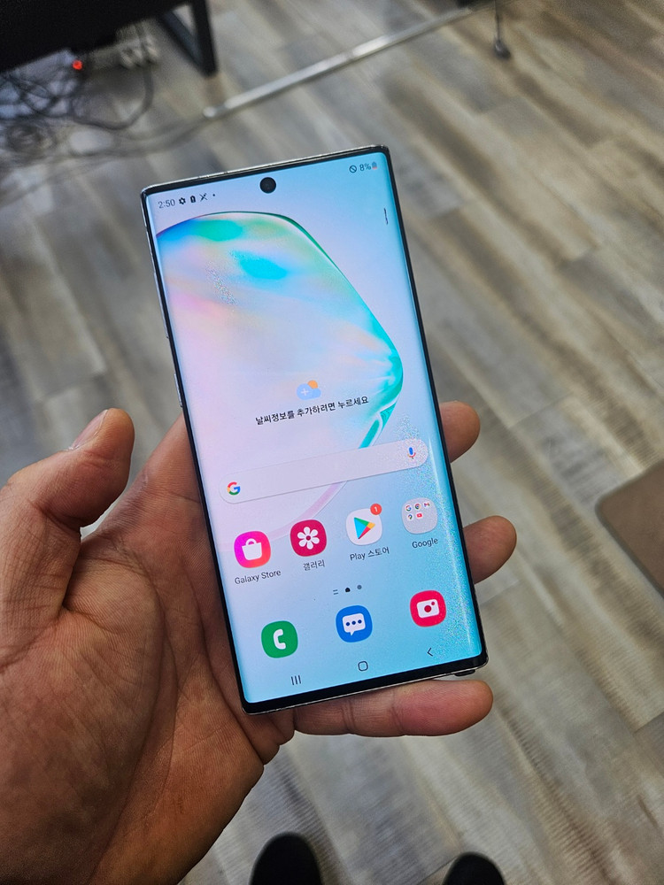 실사진 삼성 갤럭시노트10S 정상해지 판매 중고폰 이미지