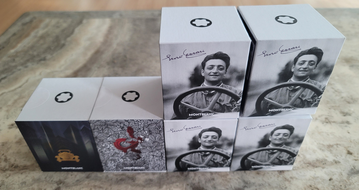 몽블랑 잉크 (페라리, 위대한개츠비, 조디악) 이미지
