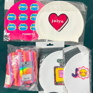 졸린 트릭시 개빈28 + 펑키타 입술 + 졸린 유럽 하츠 + 클로린 + 스프링 수모4종 일괄판매 이미지