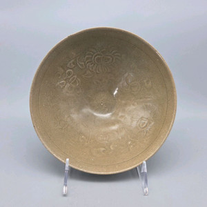 골동품 상태 완벽 고려청자 압출양각 보상당초문 발 이미지