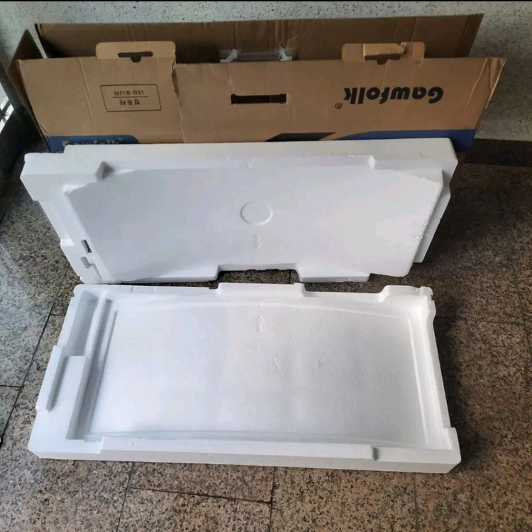 택배포함 대구 슈퍼와이드 모니터포장용 박스 스티로폼 풀세트 이미지