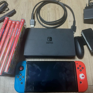 닌텐도 스위치oled 네온 이미지