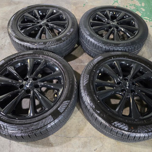 더뉴카니발 19인치 블랙 휠타이어 이미지