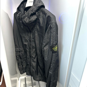 L 스톤아일랜드 멤브라나 바람막이 블랙 이미지