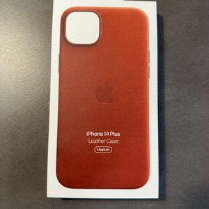 애플정품 아이폰14플러스 가죽케이스 이미지