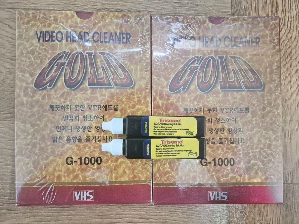 삼성 4헤드 비디오 / 습식 헤드크리너(미개봉) 이미지