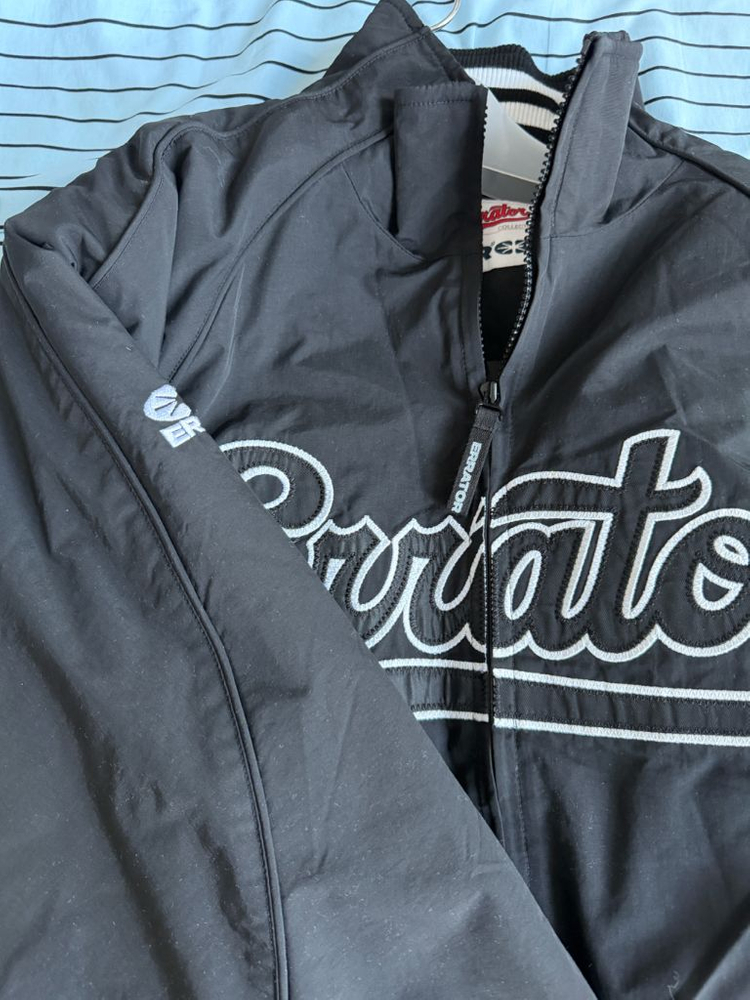 이알티알 야구점퍼 자켓 블랙 이미지