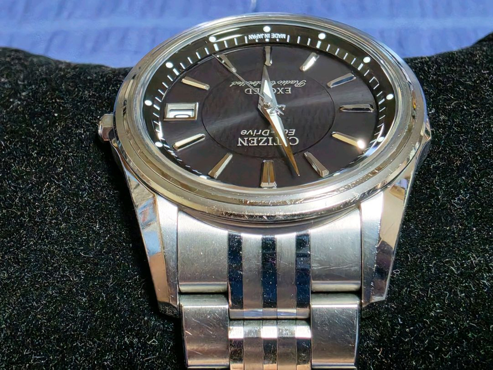 시티즌 시계 익시드 EBG74-2644 22년 일본 스탬핑, 작년 배터리 10만원주고 교체.단종된 모델로 출시가 1 이미지