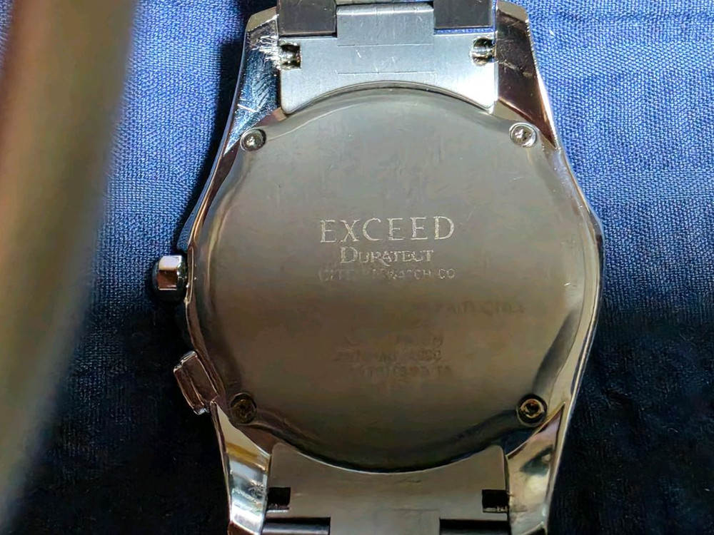 시티즌 시계 익시드 EBG74-2644 22년 일본 스탬핑, 작년 배터리 10만원주고 교체.단종된 모델로 출시가 1 이미지