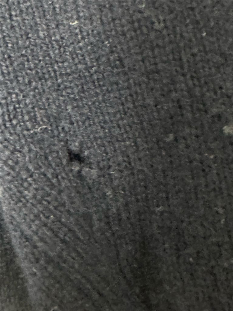 꼼데가르송 가디건 L 네이비 화이트와펜 정품 이미지