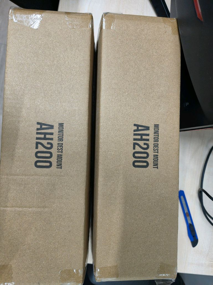 한성컴퓨터 AH200 모니터암 블랙 (미개봉 새상품) 이미지