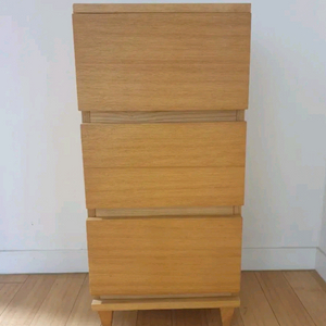 바이헤이데이 물푸레나무 원목 서랍장 이미지