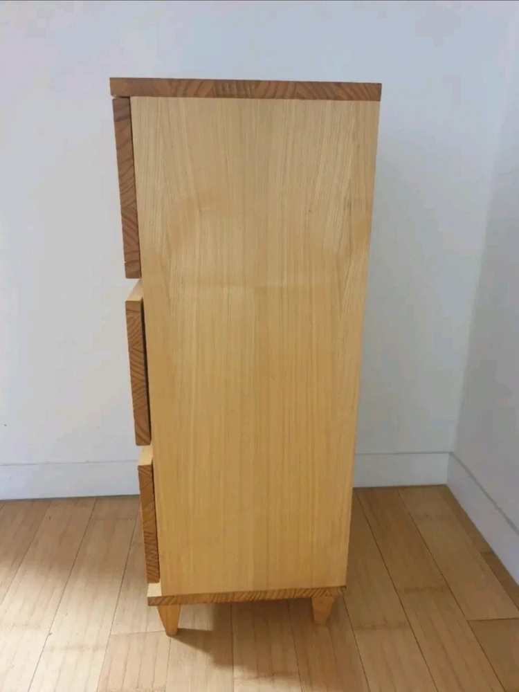 바이헤이데이 물푸레나무 원목 서랍장 이미지