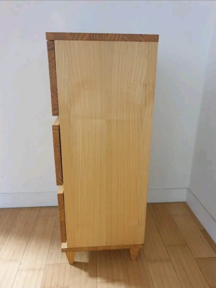 바이헤이데이 물푸레나무 원목 서랍장 이미지