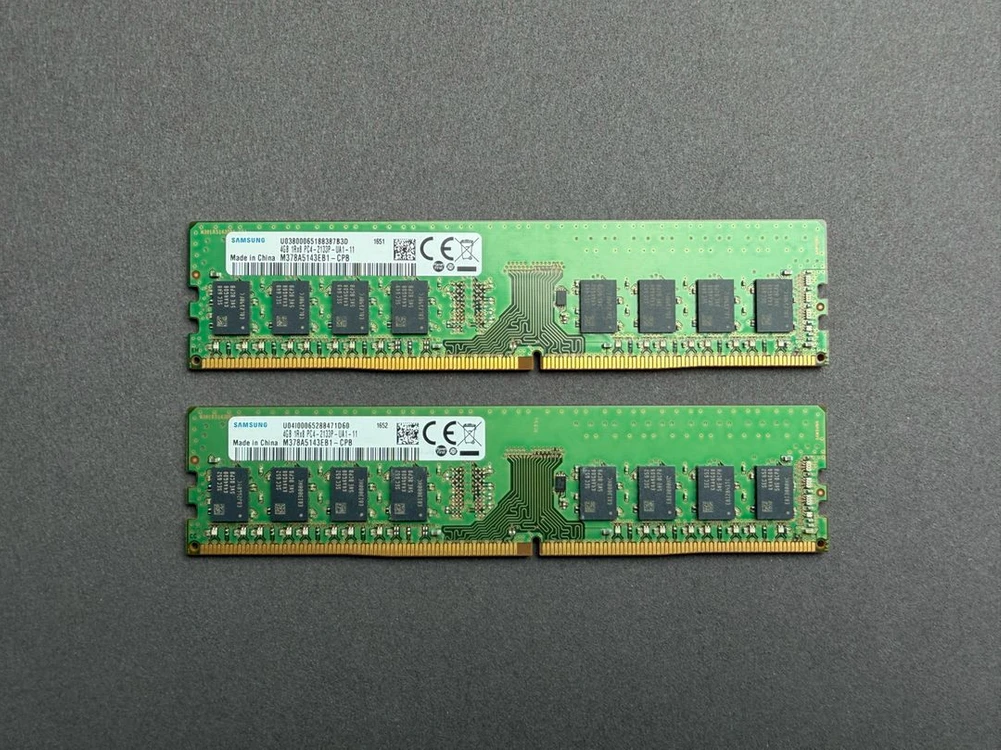 DDR4 4GB 메모리 2개 세트 PC4-2133P-UA1-11 이미지