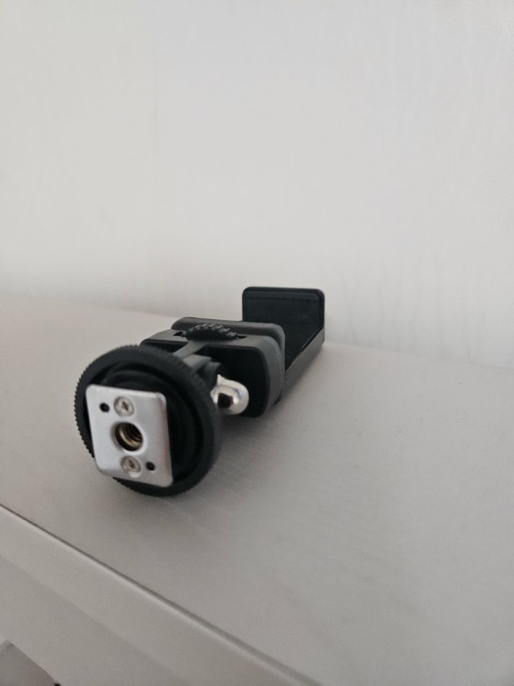 카메라 핫슈 모니터용 휴대폰 마운트 캐논 니콘 소니 DSLR 유연한 삼각대 어댑터 360 회전 거치대 이미지