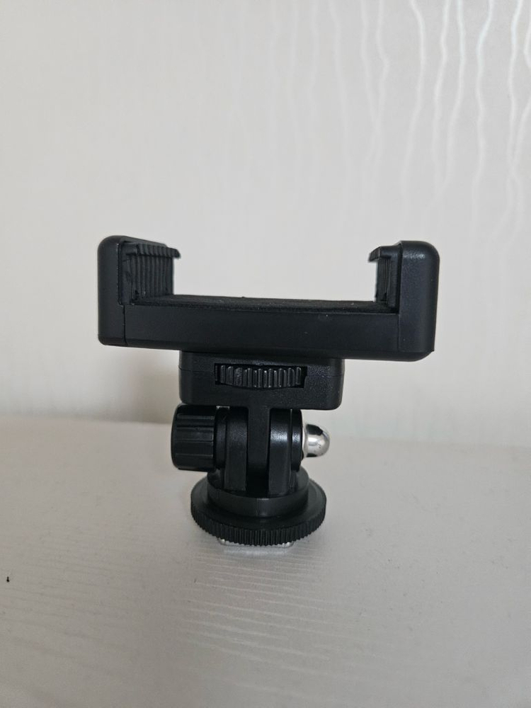 카메라 핫슈 모니터용 휴대폰 마운트 캐논 니콘 소니 DSLR 유연한 삼각대 어댑터 360 회전 거치대 이미지