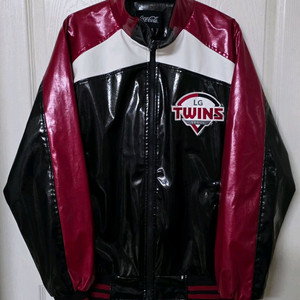 [100] LG트윈스 코카콜라 춘추 유광점퍼(자켓, 잠바) 이미지