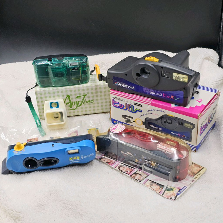 4종일괄 폴라로이드 토이 필름카메라 필카 즉석카메라 앤틱 소장용 똑딱이 이미지