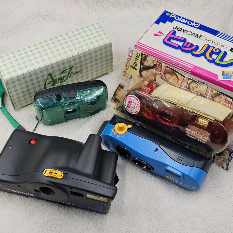 4종일괄 폴라로이드 토이 필름카메라 필카 즉석카메라 앤틱 소장용 똑딱이 이미지