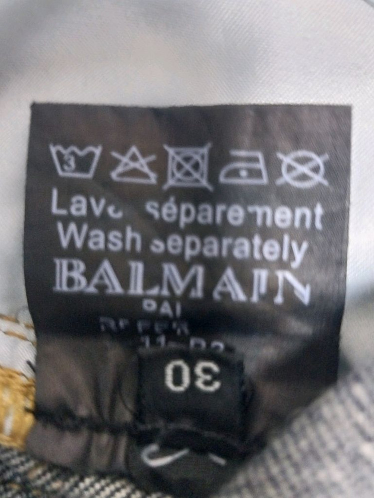 [30] 발망 데미지 디스덧댐 바이커진 청바지 이미지