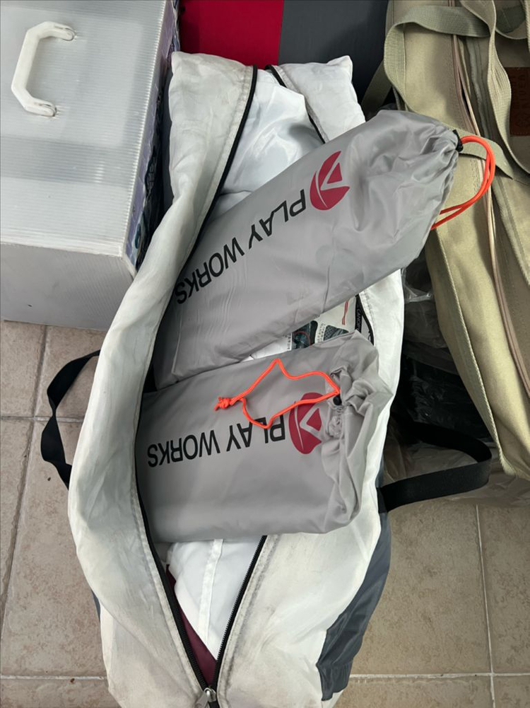 플레이웍스 선블럭 캐노피 메쉬쉘터 미사용품 이미지