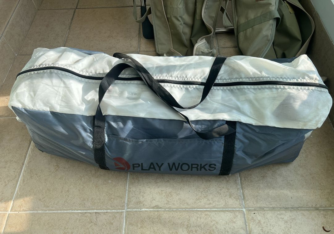 플레이웍스 선블럭 캐노피 메쉬쉘터 미사용품 이미지