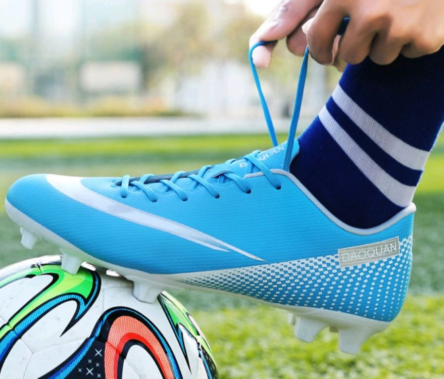 미사용 리온 컬러 스파이크 인조 잔디 축구화 285mm 이미지