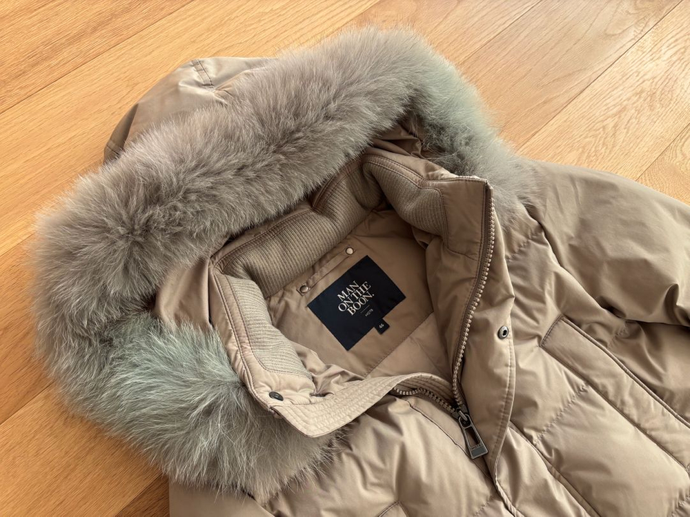 맨온더분 폭스퍼 구스다운 사파리 패딩 (46사이즈) 이미지