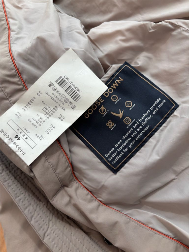 맨온더분 폭스퍼 구스다운 사파리 패딩 (46사이즈) 이미지