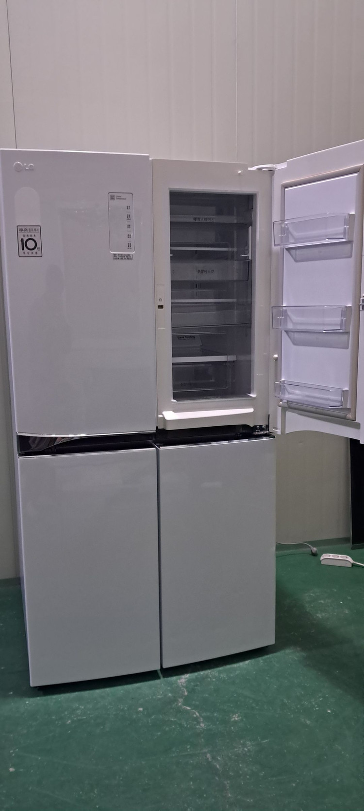 1613 엘지디오스 870L 4도어양문형냉장고(화이트) 이미지