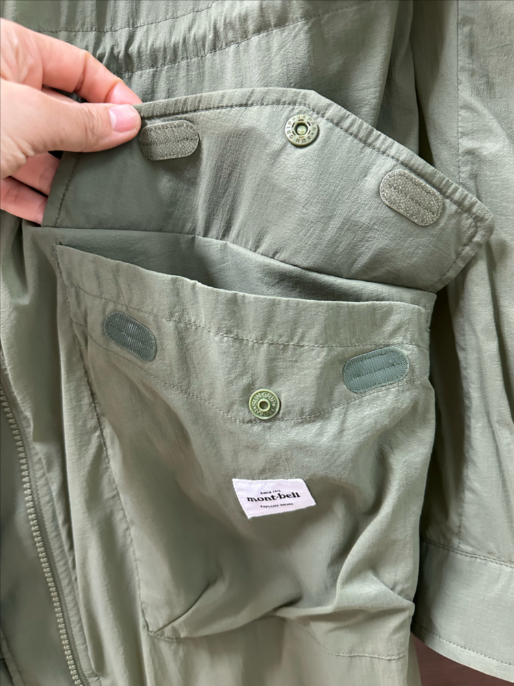 몽벨 야상 바람막이 방풍자켓 이미지