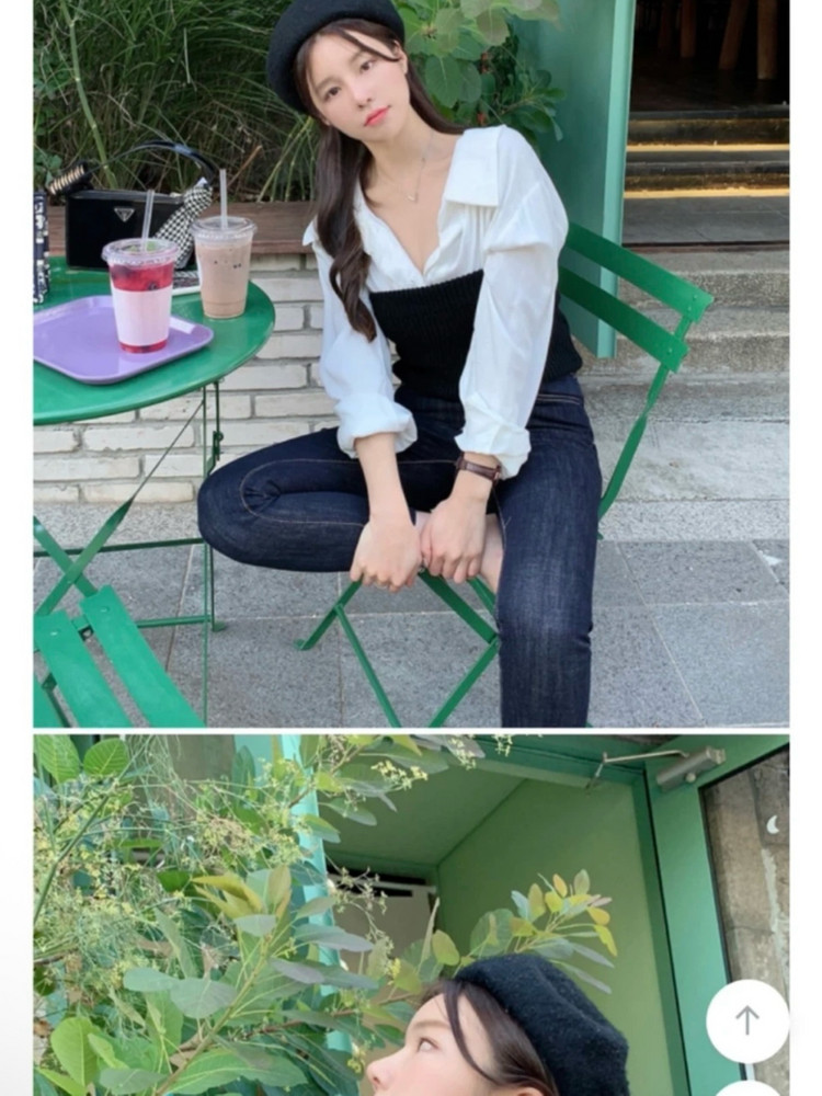 베레모 블랙 (새상품) 이미지