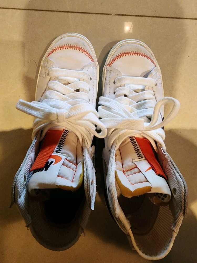 NIKE 나이키 블레이저 미드77 흰검 스니커즈 275mm 농구화 운동화 이미지