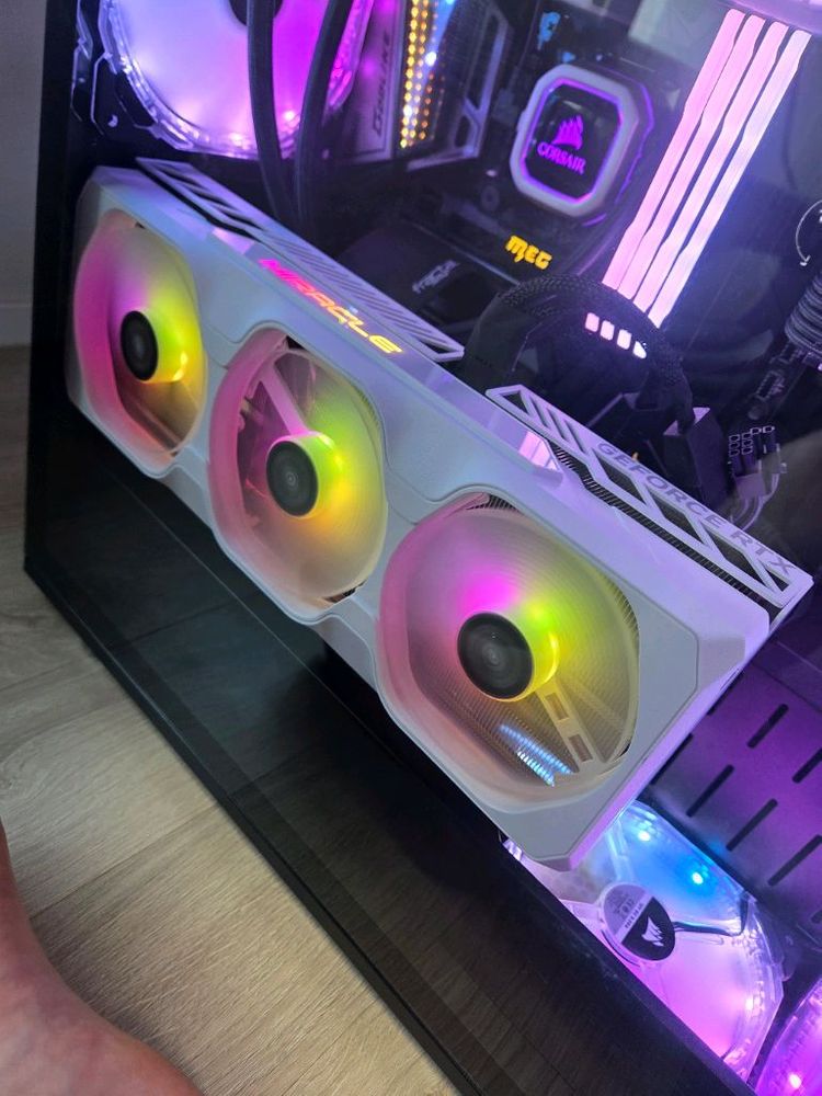 DDR4 32GB 메모리 커세어 rgb 8기가x4 3000mz 이미지