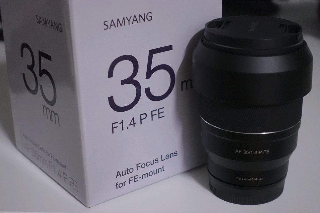 삼양 AF 35mm F1.4 P 소니 FE 렌즈 이미지